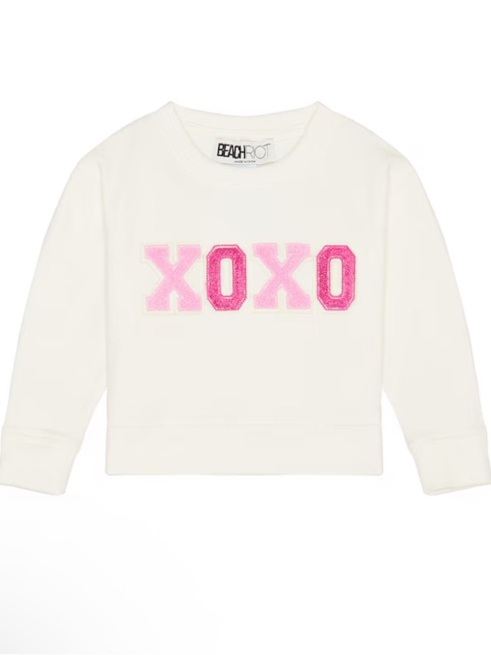 Beach Riot | Little Cassia Sweatshirt in Xoxo Cream